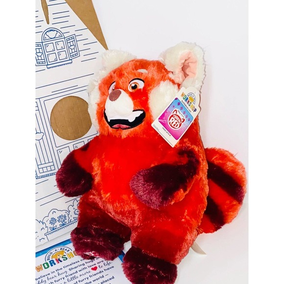 BUILD A BEAR TURNING RED Panda Mei Disney Pixar Plush Stuffed Animal NEW - Picture 5 of 10